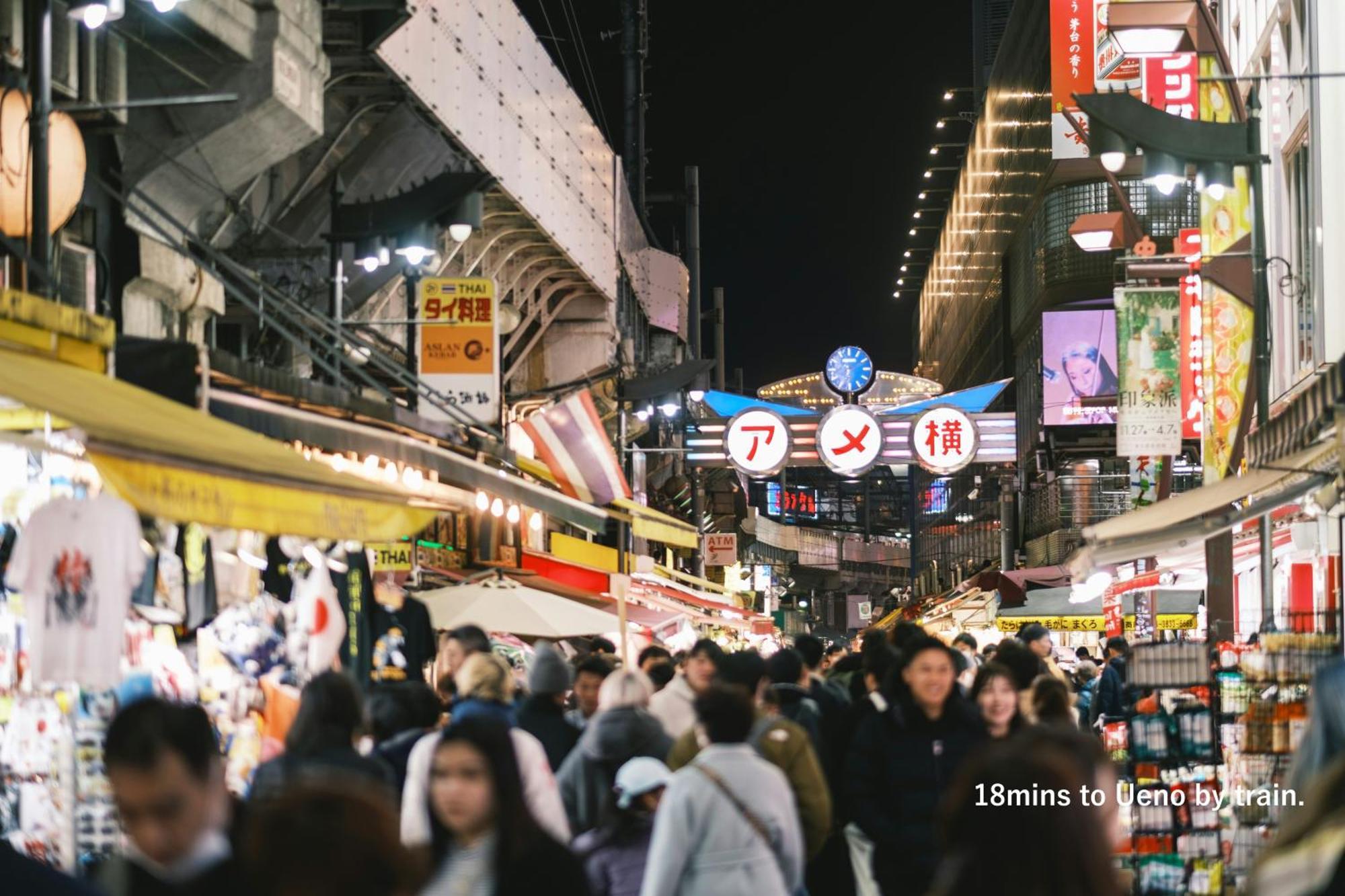 東京スカイツリー眺望 一棟貸切 駅徒歩50秒 浅草8分 スカイツリー4分 銀座20分 Lägenhet Tokyo prefektur Exteriör bild
